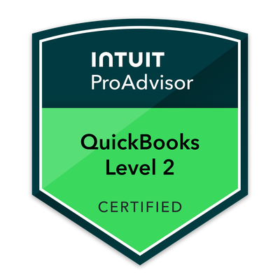 Intuit QuickBooks ProAdvisor Certified badge